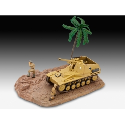 Sd.Kfz. 124 Wespe – zestaw dioramy
