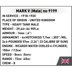 Mark V (Male) No 9199 – 844 klocki