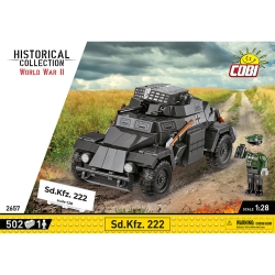 Sd.Kfz. 222 – model z klocków