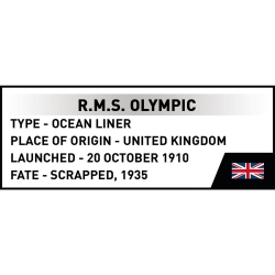 R.M.S. Olympic 1911 – model z klocków