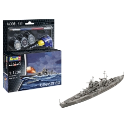 Gneisenau – zestaw modelarski 1:1200