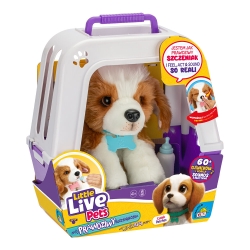 Little Live Pets Piesek z transporterem