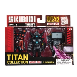 Skibidi Toilet Titan Collection 3-pak