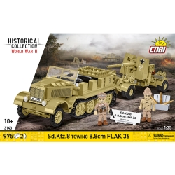 Sd.Kfz. 8 z działem Flak 36 8,8 cm