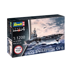 Revell Starter Kit USS Enterprise CV-6 1:1200