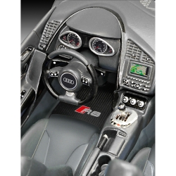 Audi R8 Black, model 1:24