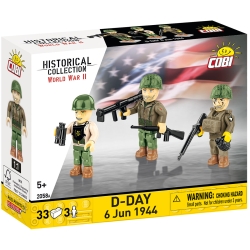 Figurki i akcesoria 3 szt. D-Day 6 czerwca 1944