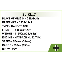 Sd.Kfz.7 Half-Track – 439 klocków