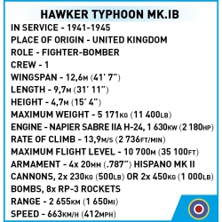 Hawker Typhoon Mk.Ib – model COBI