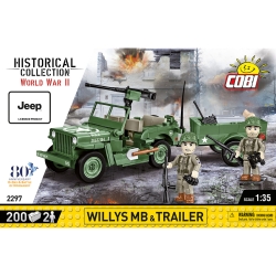 Willys MB z przyczepą