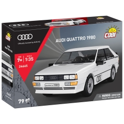Audi quattro (1980) – biały model COBI
