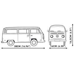 Volkswagen Transporter T2b Bus 1:12