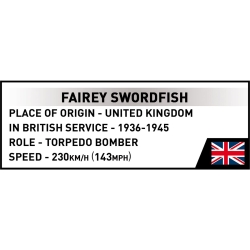 Fairey Swordfish – model z klocków