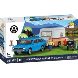 Volkswagen Passat B1 z przyczepą