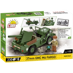 37mm GMC M6 Fargo – model z klocków