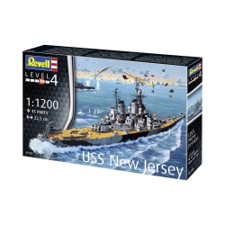 USS New Jersey – model 1:1200