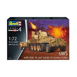 SWS z Flak 43 i przyczepą 1:72