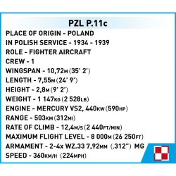 PZL P.11c – samolot klockowy 1:32