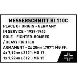 Messerschmitt Bf 110C – model COBI
