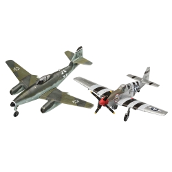 Me 262 i P-51B Mustang 1:72