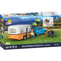 Volkswagen Passat B1 z przyczepą