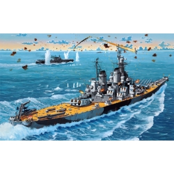 USS New Jersey – model 1:1200