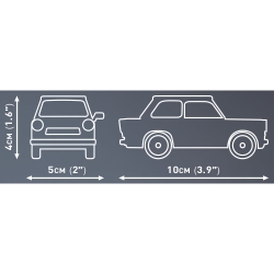 Trabant 601 Deluxe – model z klocków