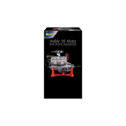 Widoczny silnik V8, skala 1:4