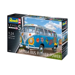 VW T1 Samba Bus Flower Power 1:24