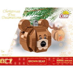 COBI Brown Bear – ozdoba choinkowa