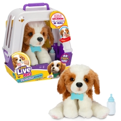 Little Live Pets Piesek z transporterem