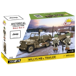 Willys MB z przyczepą