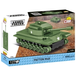 Patton M48 – model z klocków 1:72
