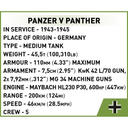 Panzer V Panther – 126 klocków