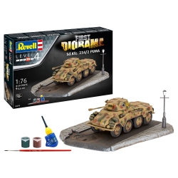 Sd.Kfz. 234/2 Puma – diorama 1:76