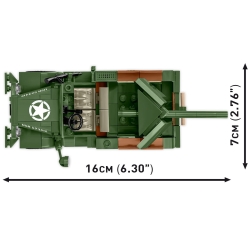 37mm GMC M6 Fargo – model z klocków