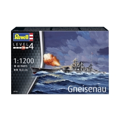 Gneisenau – model statku 1:1200