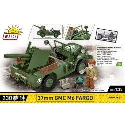 37mm GMC M6 Fargo – model z klocków