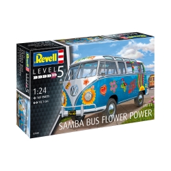 VW T1 Samba Bus Flower Power 1:24