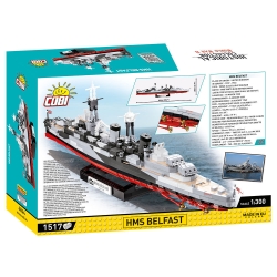 HMS Belfast – model z klocków COBI