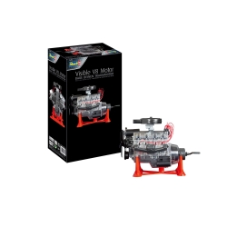 Widoczny silnik V8, skala 1:4