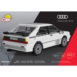 Audi quattro (1980) – biały model COBI