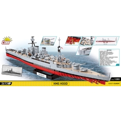 HMS Hood – model klockowy 1:300