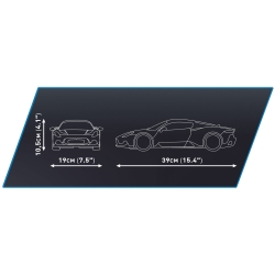 Maserati MC20 – model z klocków 1:12
