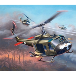 Bell UH-1H Gunship – model 1:100