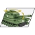 Patton M48 – model z klocków 1:72